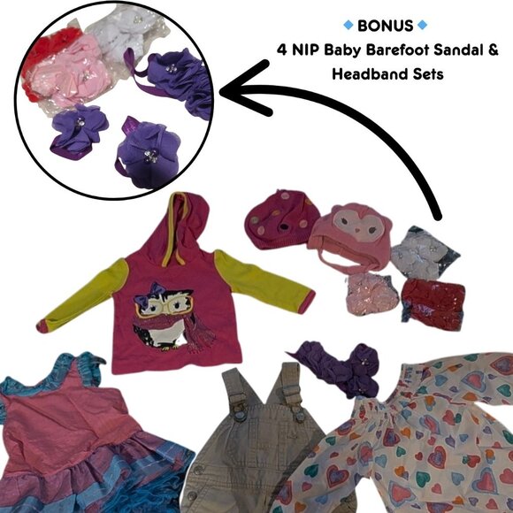 LOT OF 7+ DESIGNER/NAME BRAND CHILDREN'S CLOTHING W/ BONUS ACCESSORIES - Picture 3 of 12